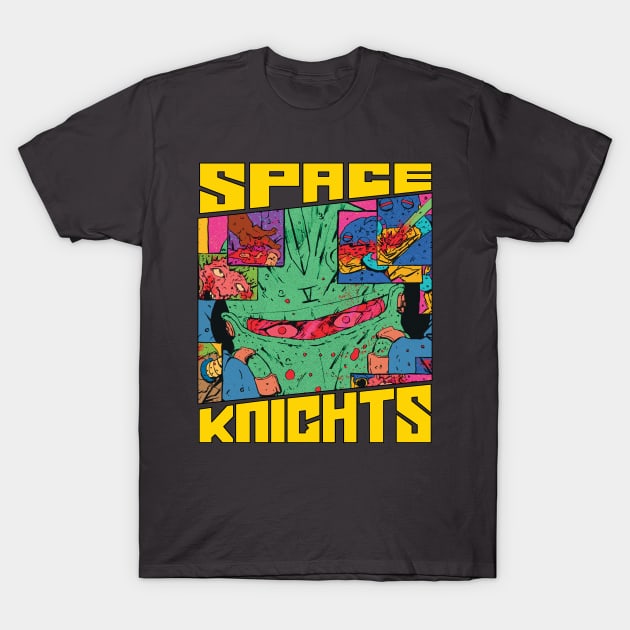 Space Knights - Split Decision T-Shirt by CosmicLion